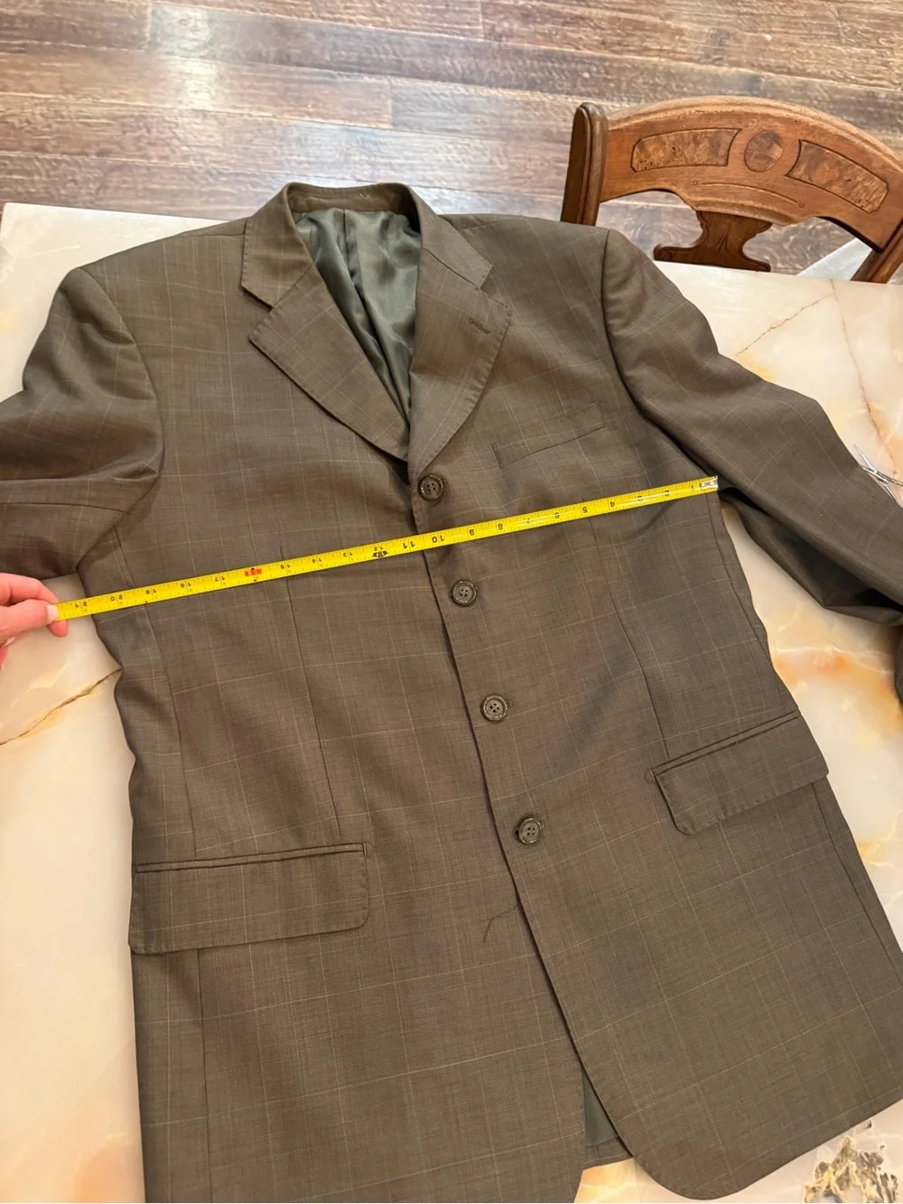 Men's Lightweight Gray Plaid Shirt Jacket